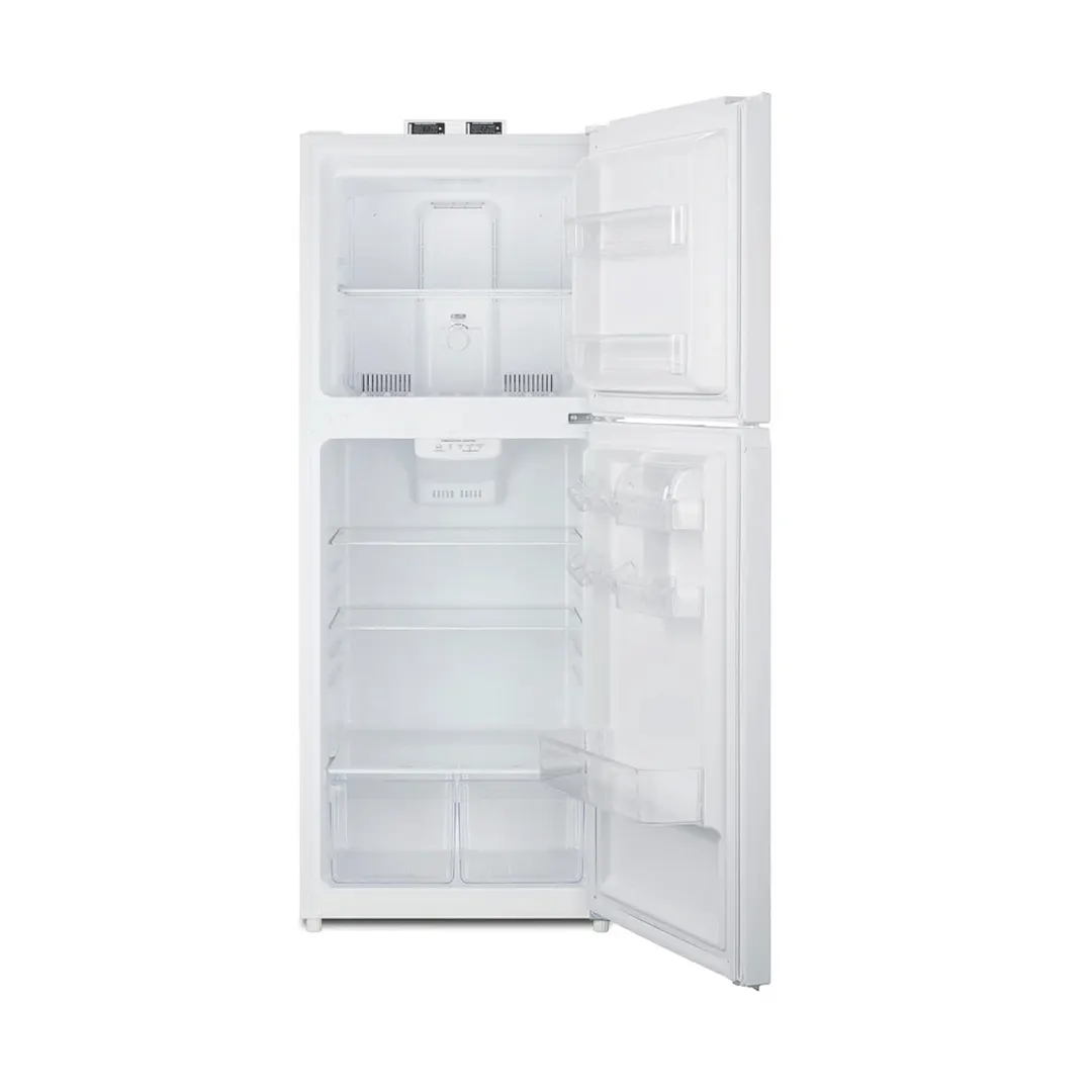 Summit BKRF1088W 23" Break Room Refrigerator-Freezer in White, 10.1 cu. ft.