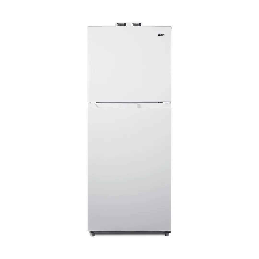 Summit BKRF1088W 23" Break Room Refrigerator-Freezer in White, 10.1 cu. ft.