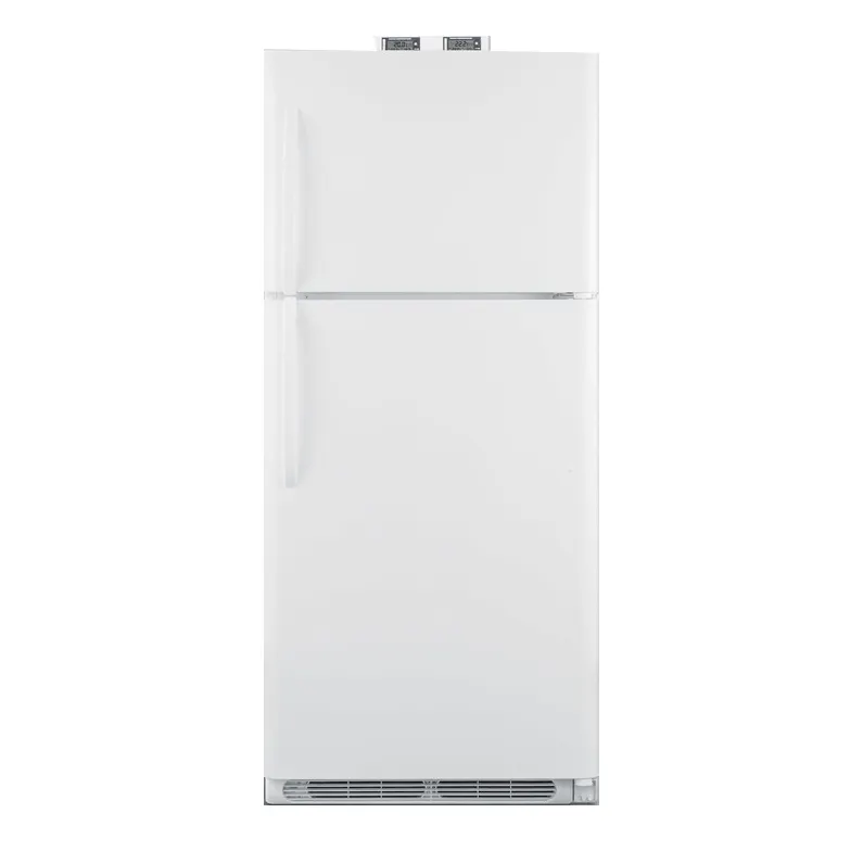 Summit BKRF21W 30" Break Room Refrigerator-Freezer in White, Reversible Door, 21 cu. ft.