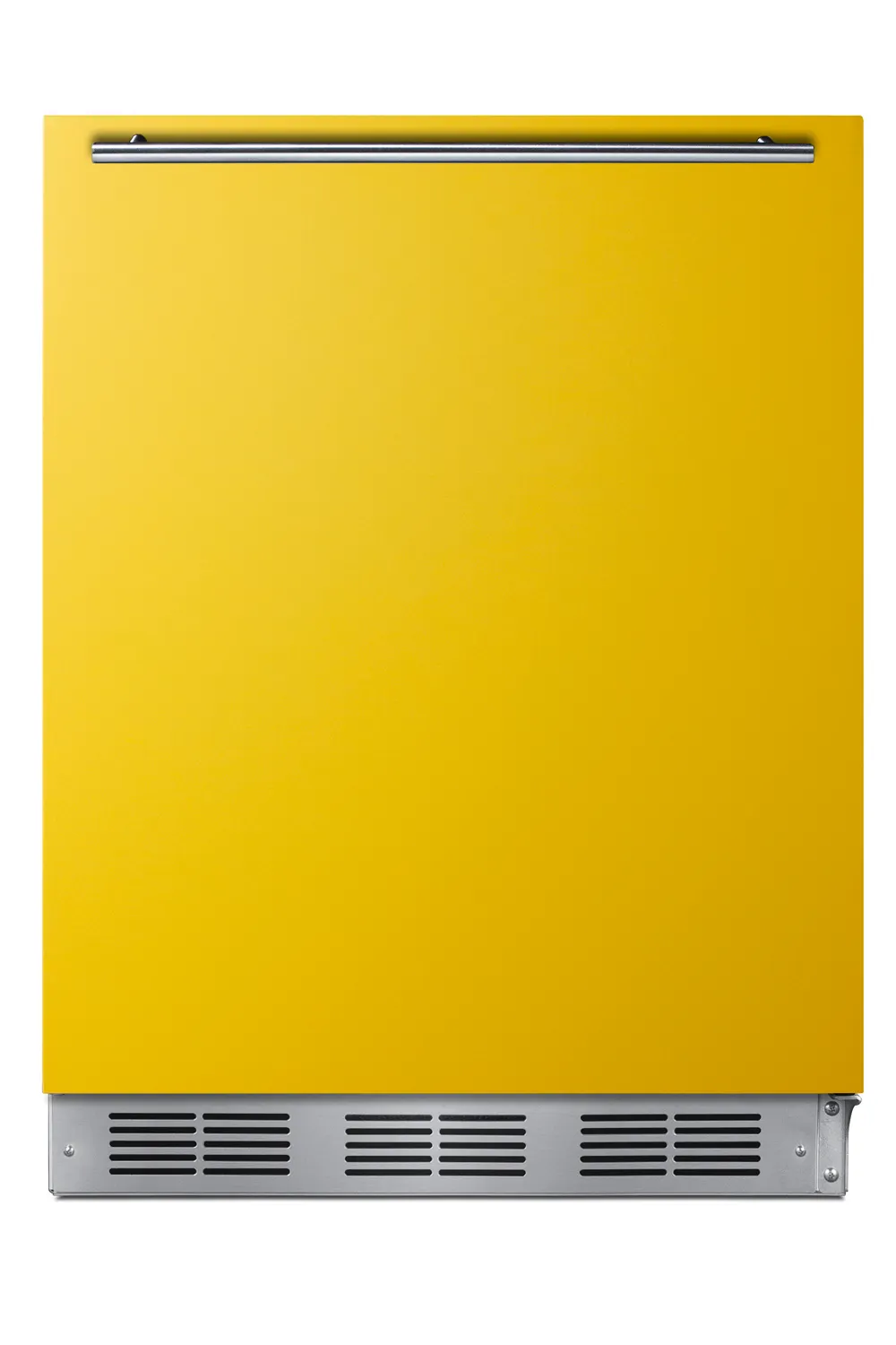 Summit BRF631BKYADA 23" Undercounter Freezer in Black, w/ Saffron Gold Door, ADA Compliant, 5.1 cu. ft.