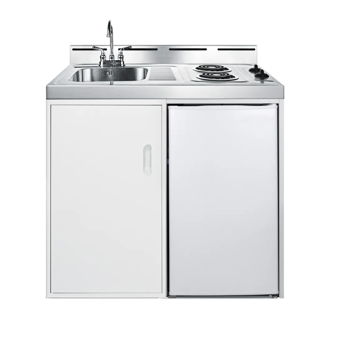 Summit C39EL All-in-One Combo Kitchen, 39"W x 24"D x 40"H, with sink & faucet