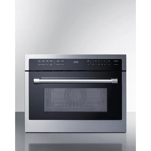 Summit CMV115 Electric Built-In Speed Oven, 24"W, 1.55 Cu.Ft Capacity