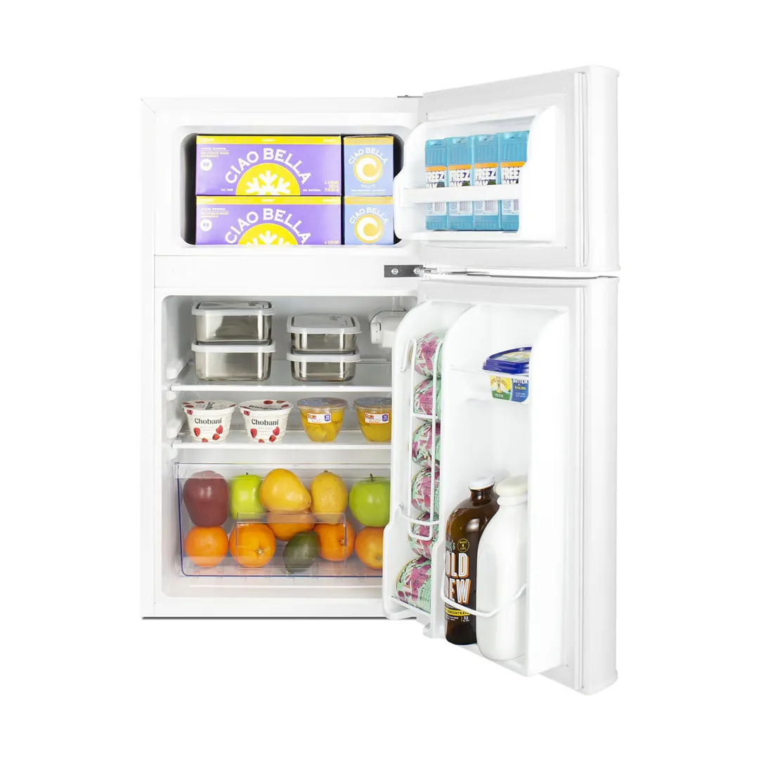 Summit CP34WADA 19" Reach-In Compact Refrigerator Freezer in White, ADA Compliant, 3.2 cu. ft.
