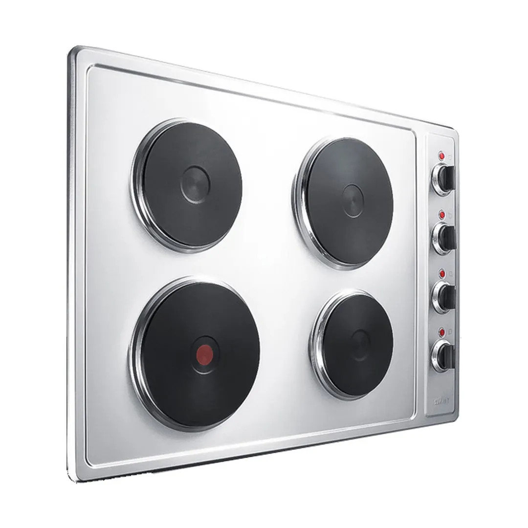 Summit CSD4B300 30" Electric Built-In CookTop w/ (4) Solid Burners, Manual Controls, 5.5 kW, 230v