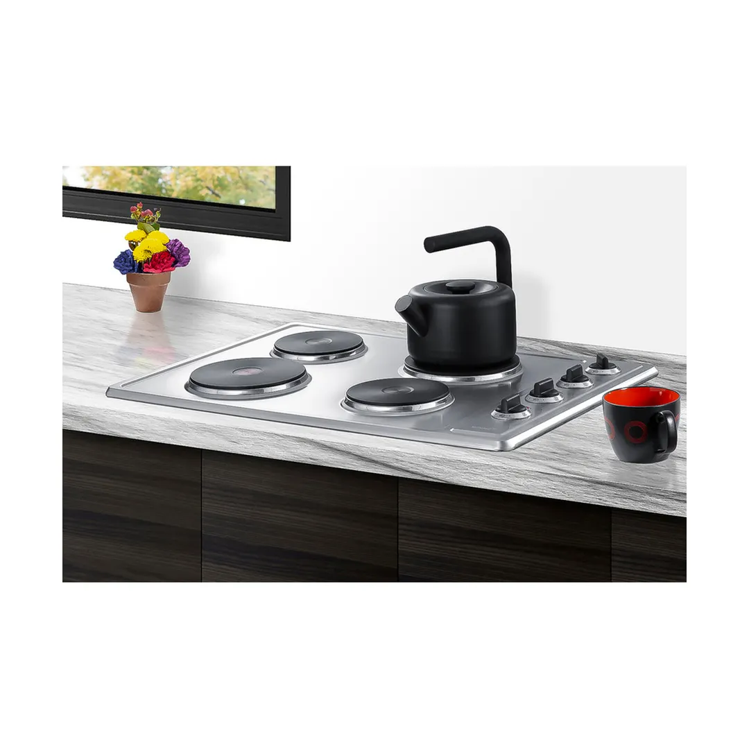 Summit CSD4B300 30" Electric Built-In CookTop w/ (4) Solid Burners, Manual Controls, 5.5 kW, 230v