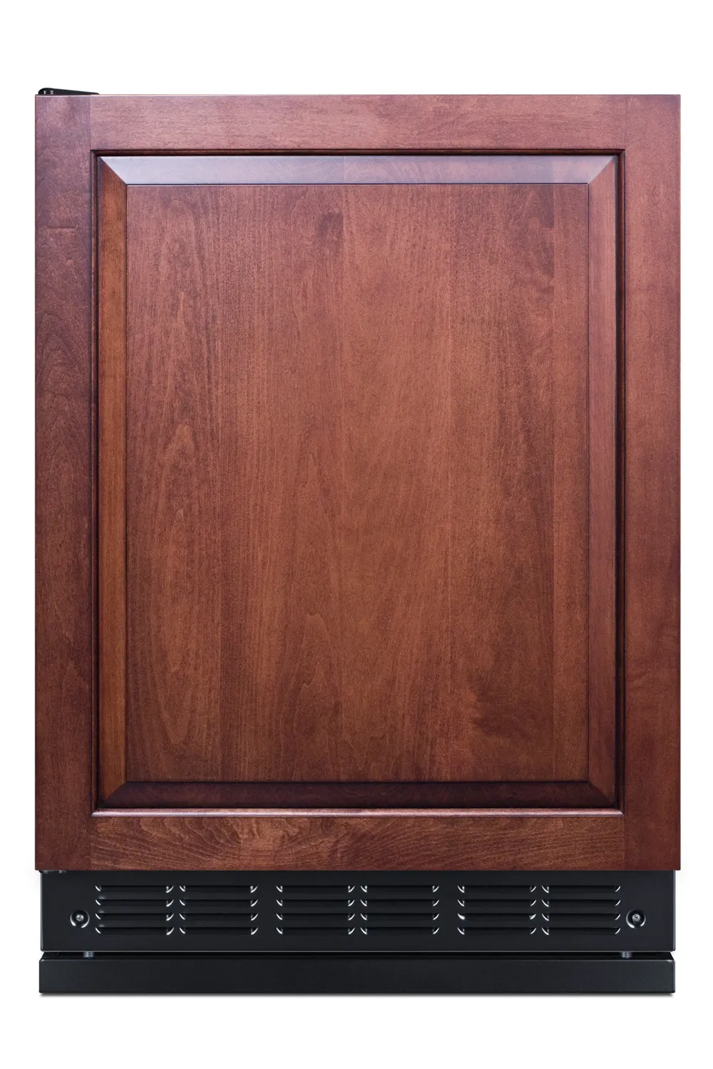 Summit CT66BK2SSRSIFLHD 23" Undercounter Refrigerator Freezer in Black, Panel Ready Left Hinged Door, Adjustable Height, 4.9 cu. ft.