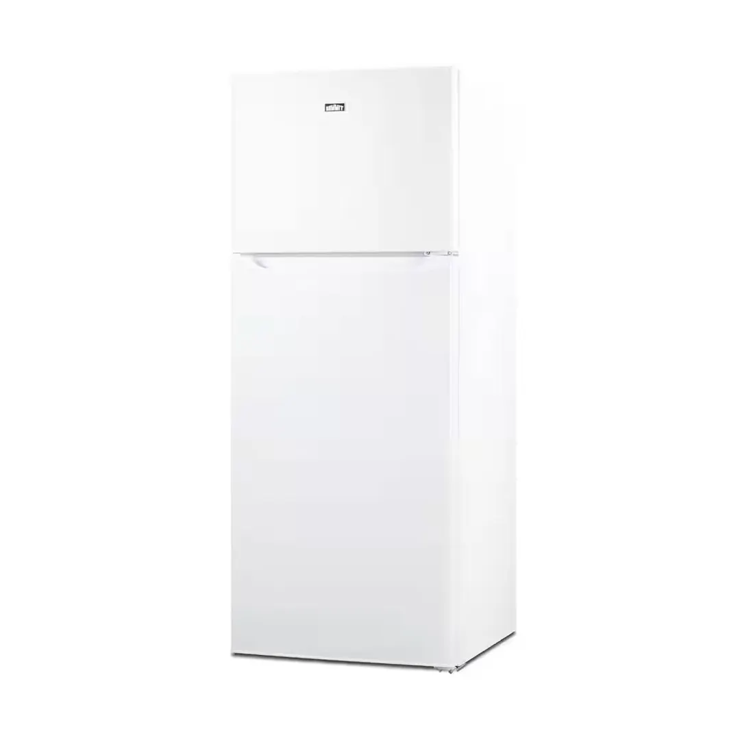 Summit FF1091WIM 24" Reach-In Refrigerator Freezer in White, w/ 2 Doors, Ice Maker, 10 cu. ft.