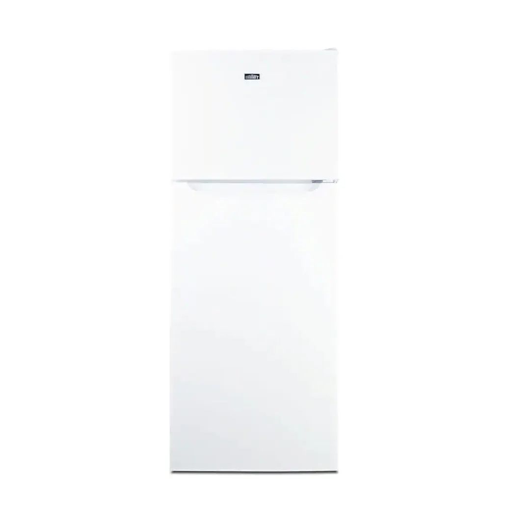 Summit FF1091WIM 24" Reach-In Refrigerator Freezer in White, w/ 2 Doors, Ice Maker, 10 cu. ft.