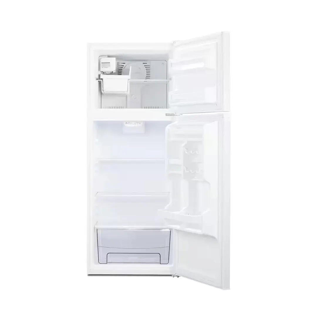 Summit FF1091WIM 24" Reach-In Refrigerator Freezer in White, w/ 2 Doors, Ice Maker, 10 cu. ft.
