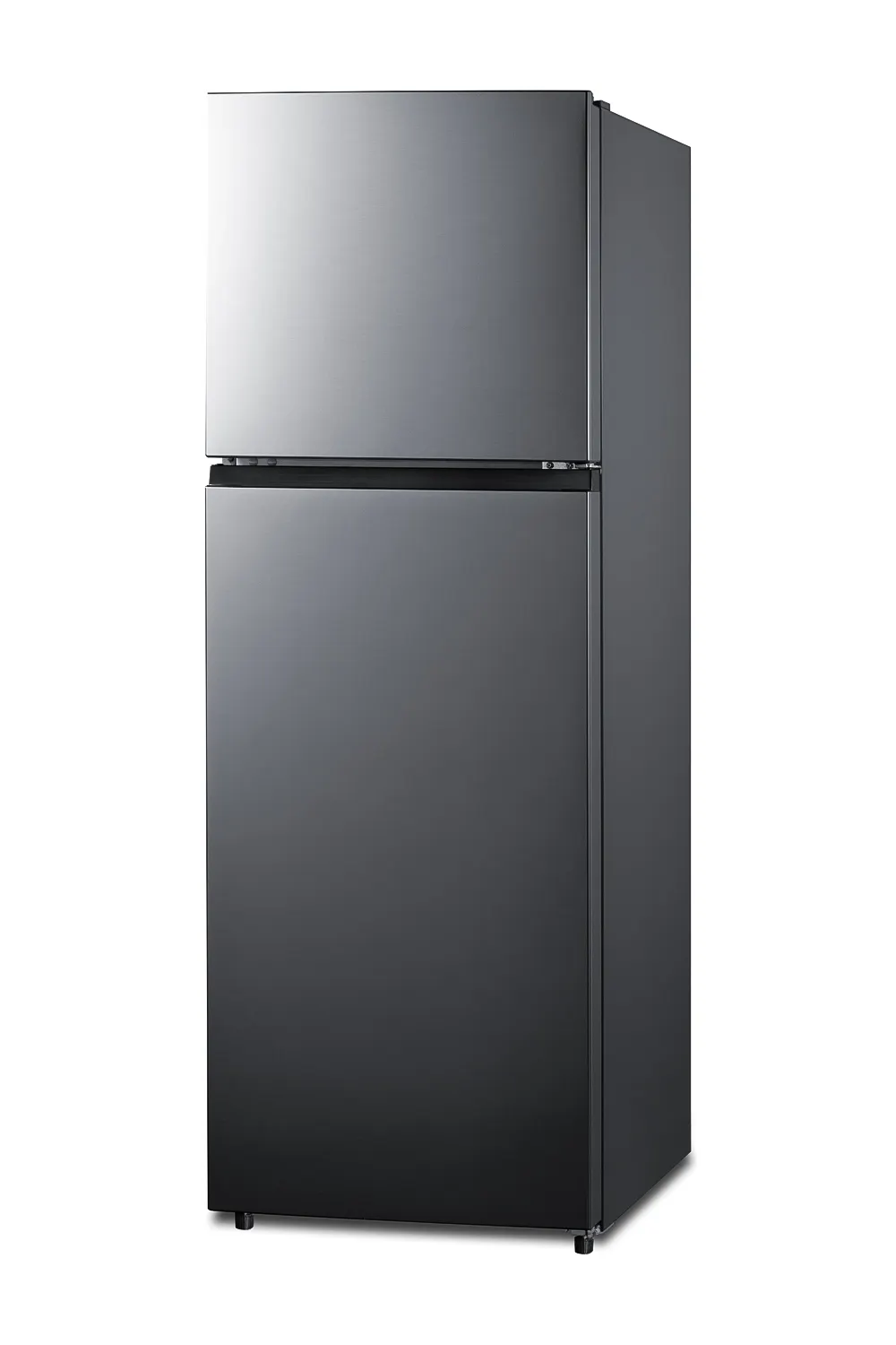 Summit FF1142PL 24" Refrigerator‑Freezer, 11.5 cu ft, Gray Stainless‑Steel, ENERGY STAR, R600a, 115V