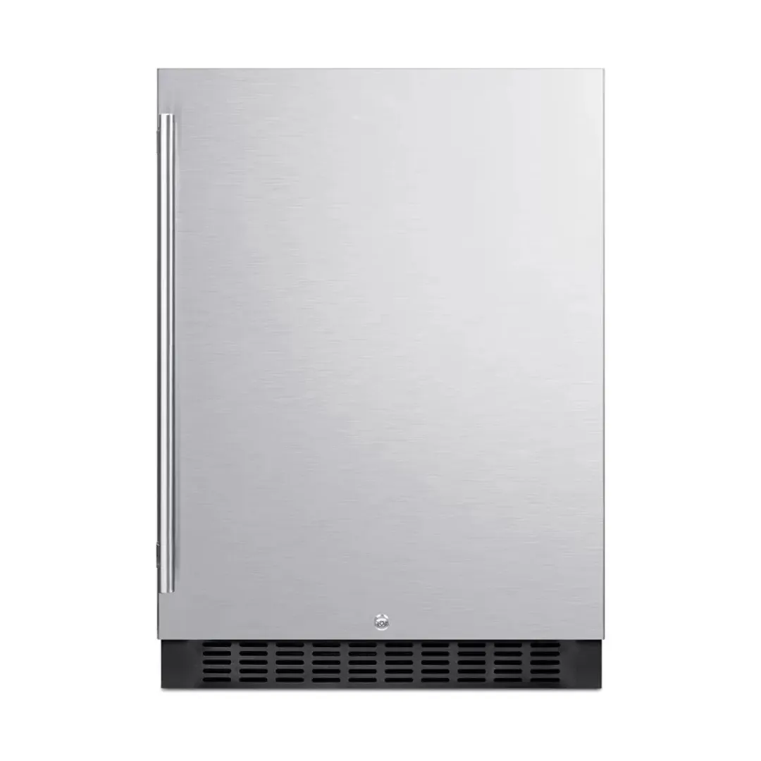 Summit FF64BCSS 24" Built-in or Freestanding Refrigerator, Stainless Steel, 4.6 cu. ft.