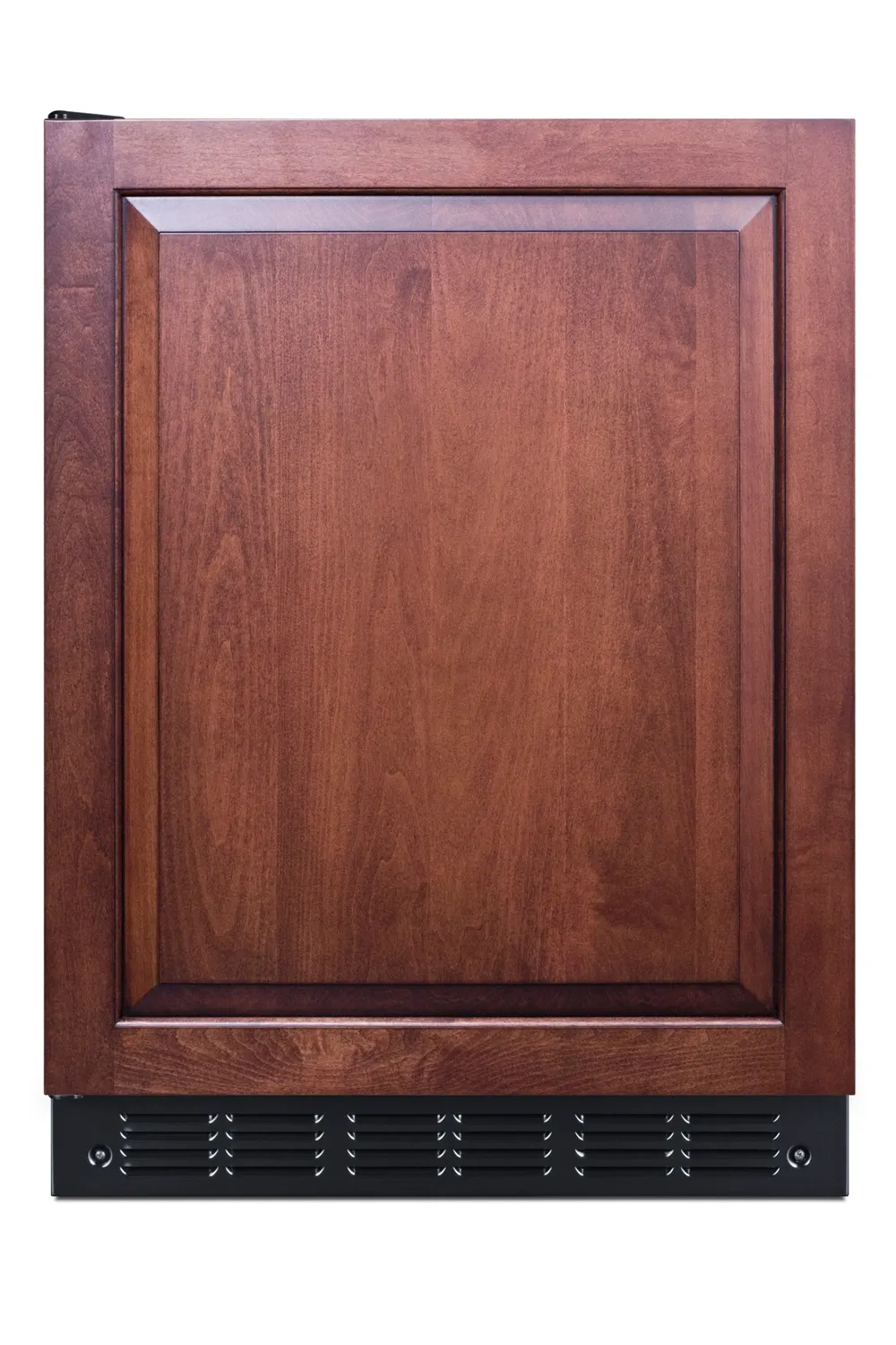 Summit FF6BK2SSIFADALHD 24" Undercounter Reach-In Refrigerator in Black, Panel Ready Left Hinged Door, 5.5 cu. ft.