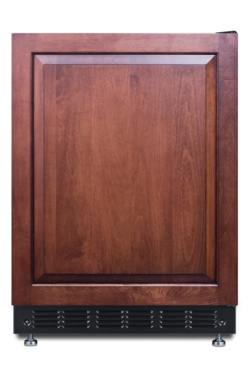 Summit FF6BK2SSRSIF 24" Built-in or Freestanding Undercounter Refrigerator in Black, Panel Ready Right Hinged Door, 5.5 cu. ft.