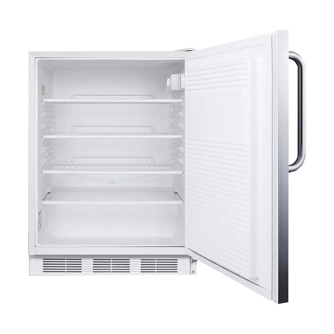 Accucold FF7LWCSS Built-in or Freestanding Undercounter Refrigerator, Stainless Steel, 5.5 cu. ft.