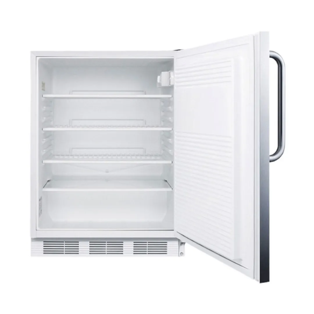 Accucold FF7LWCSSADA Built-in or Freestanding Undercounter Refrigerator, Stainless Steel, ADA Compliant, 5.5 cu. ft.