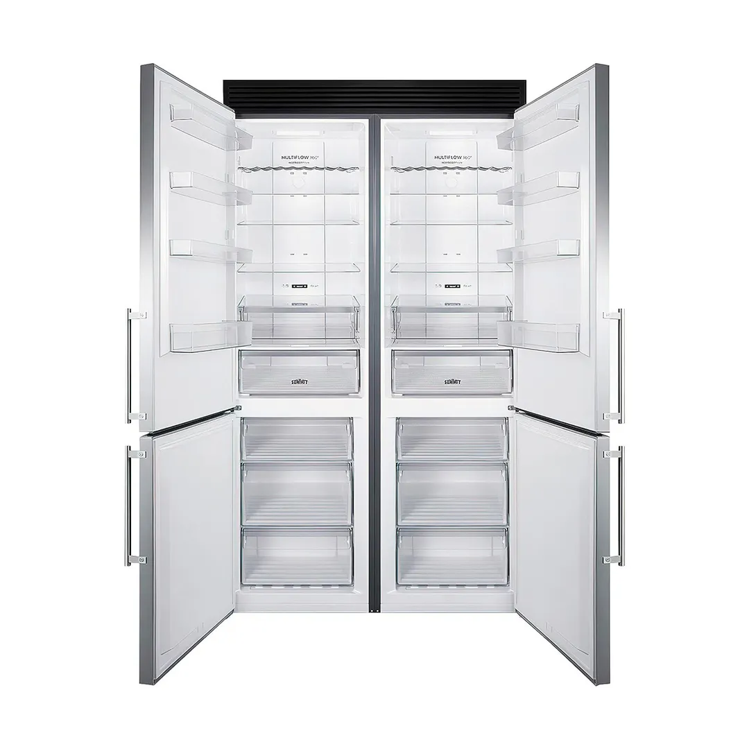 Summit FFBF181ES2KIT48 Reach-In Refrigerator Freezer, Stainless Steel, w/ Door Storage, 23.4 cu. ft.