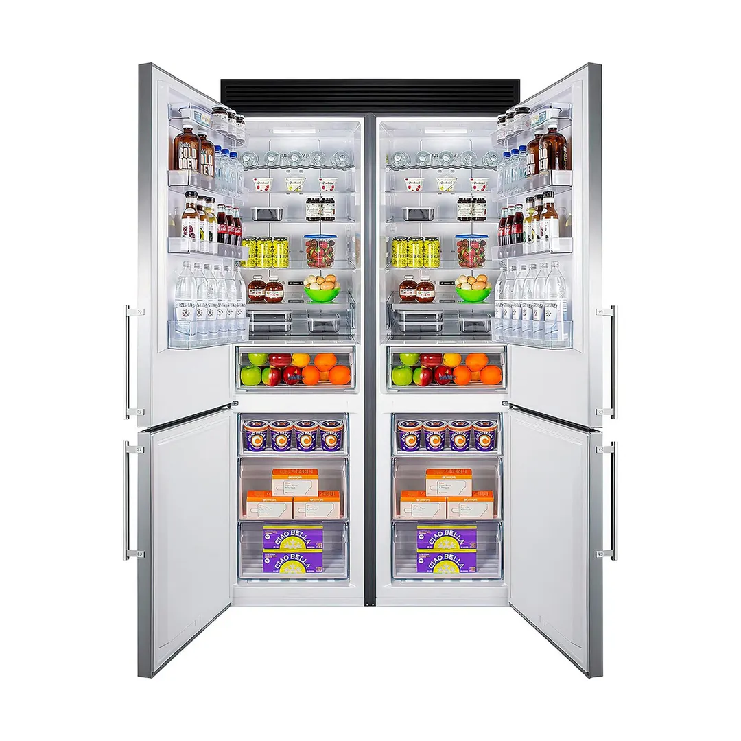 Summit FFBF181ES2KIT48 Reach-In Refrigerator Freezer, Stainless Steel, w/ Door Storage, 23.4 cu. ft.