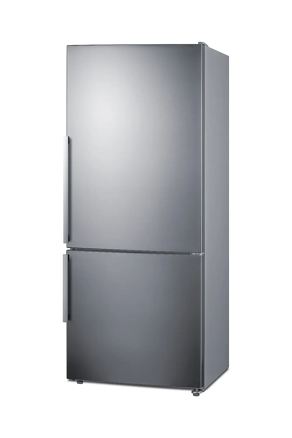 Summit FFBF284SSIM 28" Bottom Freezer Refrigerator w/ Stainless Steel Doors, Icemaker, 14 cu. ft.