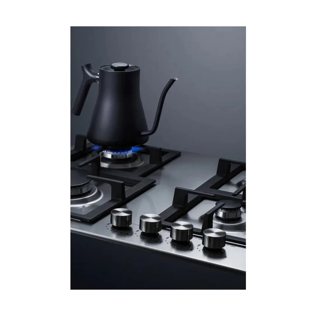 Summit GCJ4SSLP 24" Built-In LP Gas Cooktop/Hotplate with (4) Burners, Stainless Steel Surface, 25.400 BTU