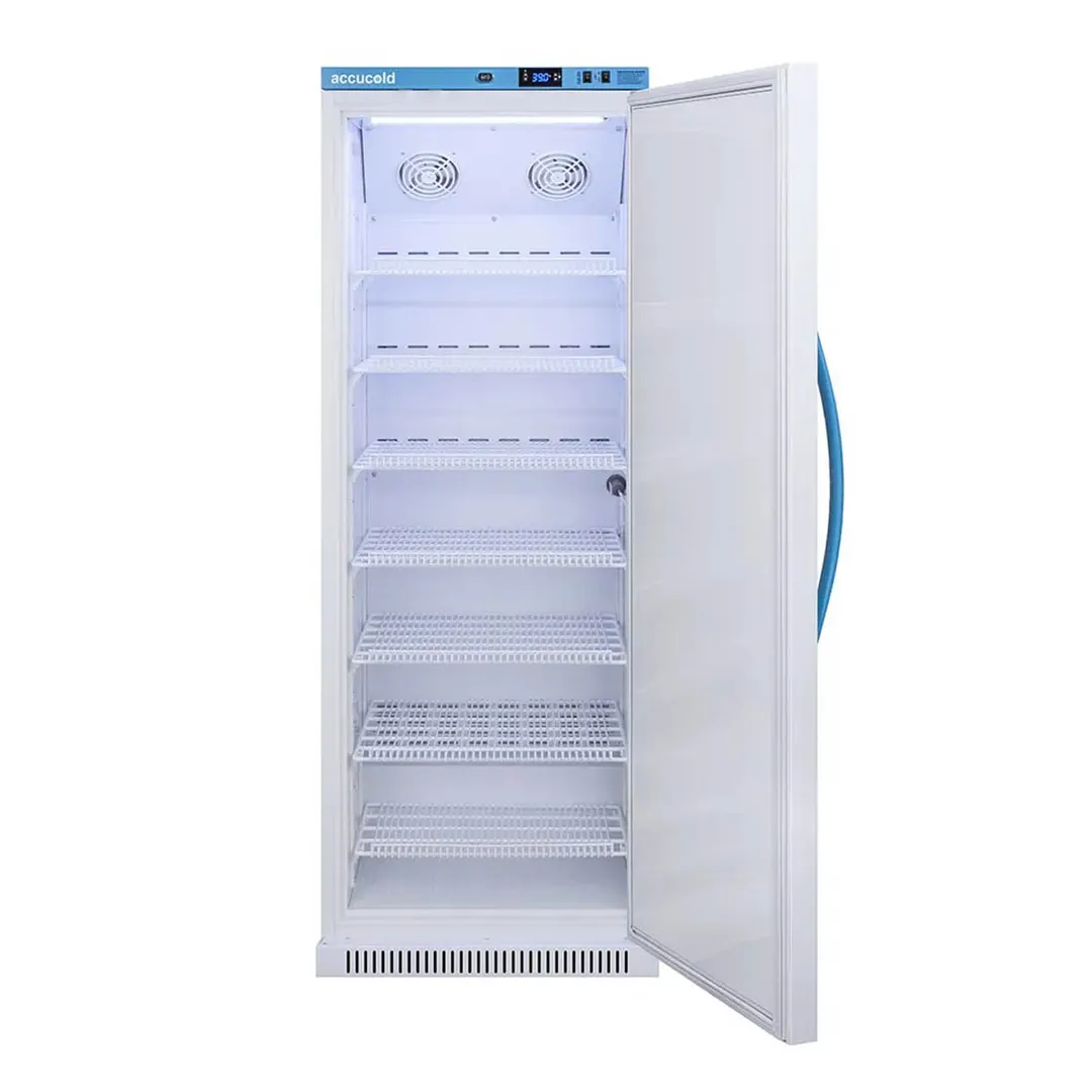 Accucold MLRS12MC 23.38" Breast Milk Refrigerator w/ 7 Shelves, White, 12 cu. ft.