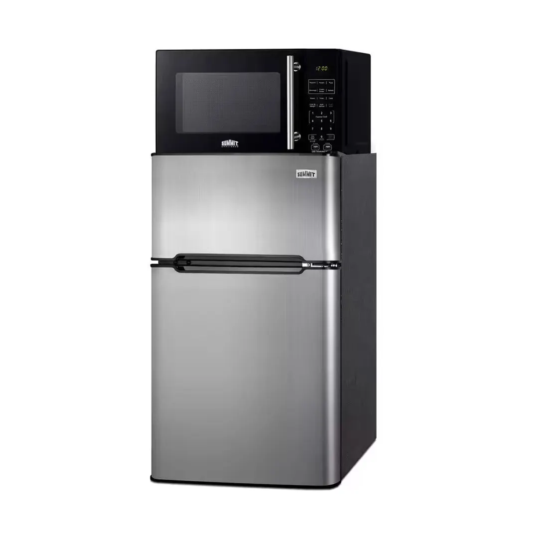 Summit MRF34BSSA 19" Breast Milk Refrigerator & Freezer w/ Microwave, Black, 2.4 cu. ft.