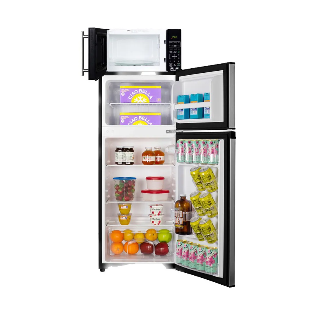Summit MRF73PLA 18.5" Breast Milk Refrigerator w/ Microwave, Black, 4.5 cu. ft.