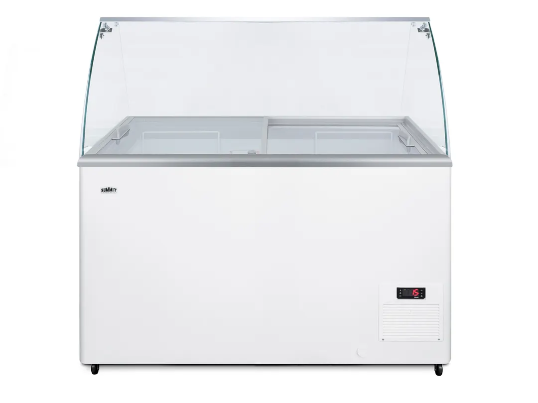 Summit NOVA35GDC 43" Flat Lid Ice Cream Display Freezer, 11.7 cu. ft.