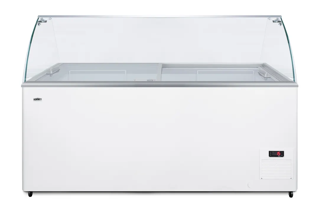 Summit NOVA53GDC 61" Flat Lid Ice Cream Display Freezer, 17.8 cu. ft.