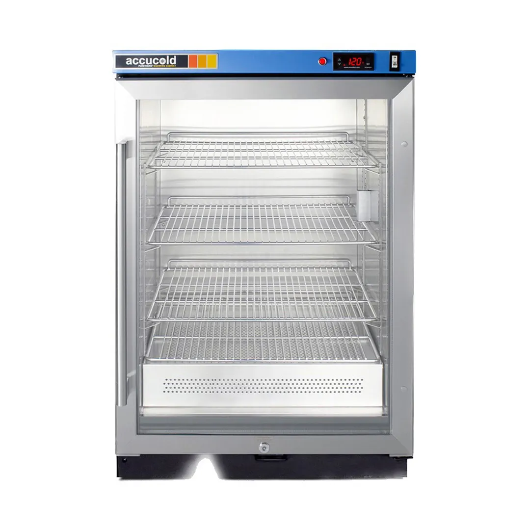 Summit PTHC65G Glass Door PureTherm Blanket Warmer, 4.57 cu. ft., 90°-140°F