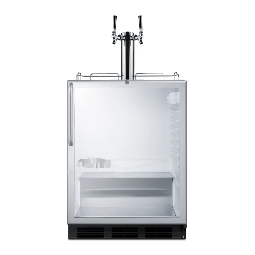 Summit SBC56GBICSSADA 24" 1 Tower Draft Beer Cooler Dispenser, 5.5 cu. ft.