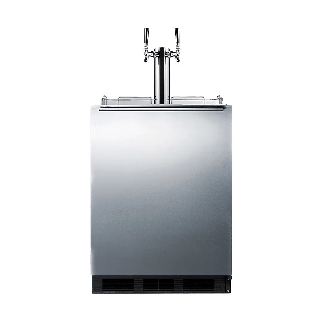 Summit SBC58BLBIADACFTWIN 24" Built-in Cold Brew Coffee Dispenser, ADA / 5.5 cu. ft. - 115V