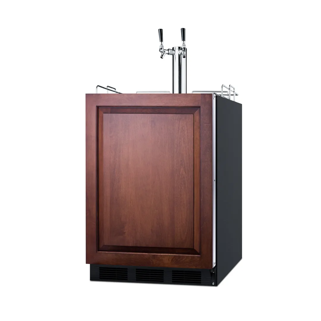 Summit SBC58BLBIADAIFCFTWIN 24" Cold Brew Coffee Dispenser, ADA / 5.5 cu. ft. - 115V