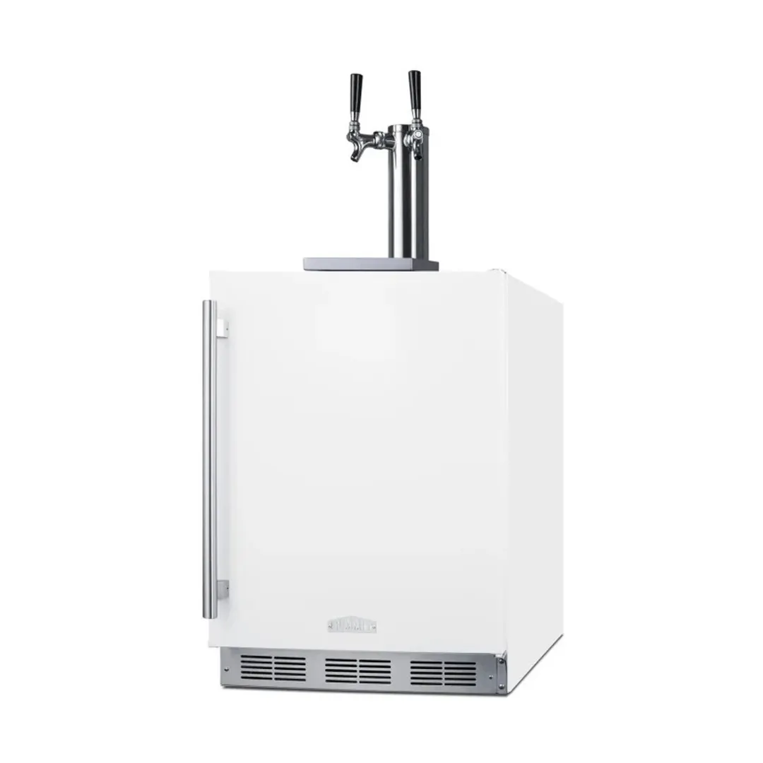 Summit SBC58WHBIADACFTWIN 23" Draft Cold Brew Coffee Dispenser, ADA - 115V / White