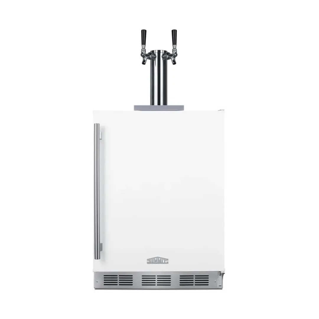 Summit SBC58WHBIADACFTWIN 23" Draft Cold Brew Coffee Dispenser, ADA - 115V / White