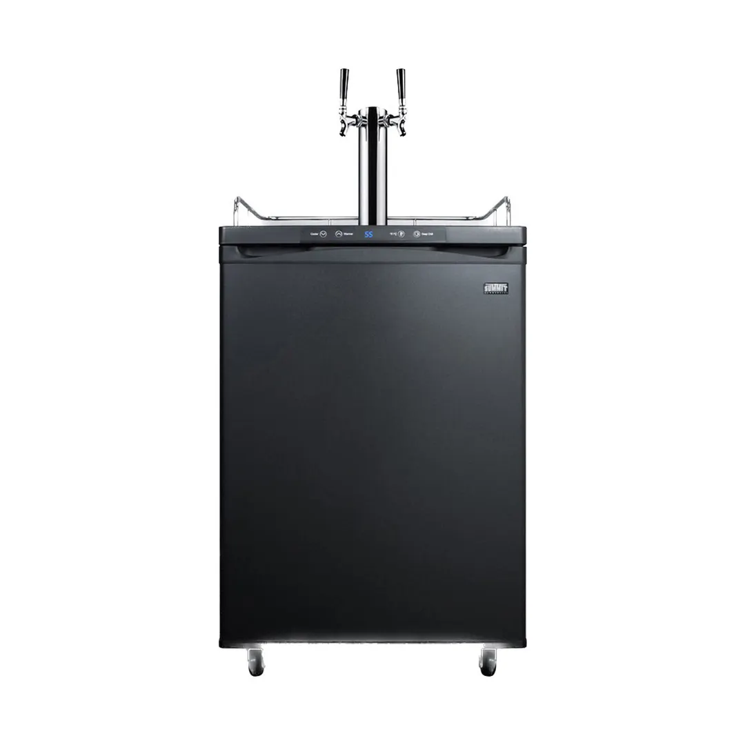 Summit SBC635MTWIN 24" 1 Tower Draft Beer Cooler Dispenser, 5.6 cu. ft.