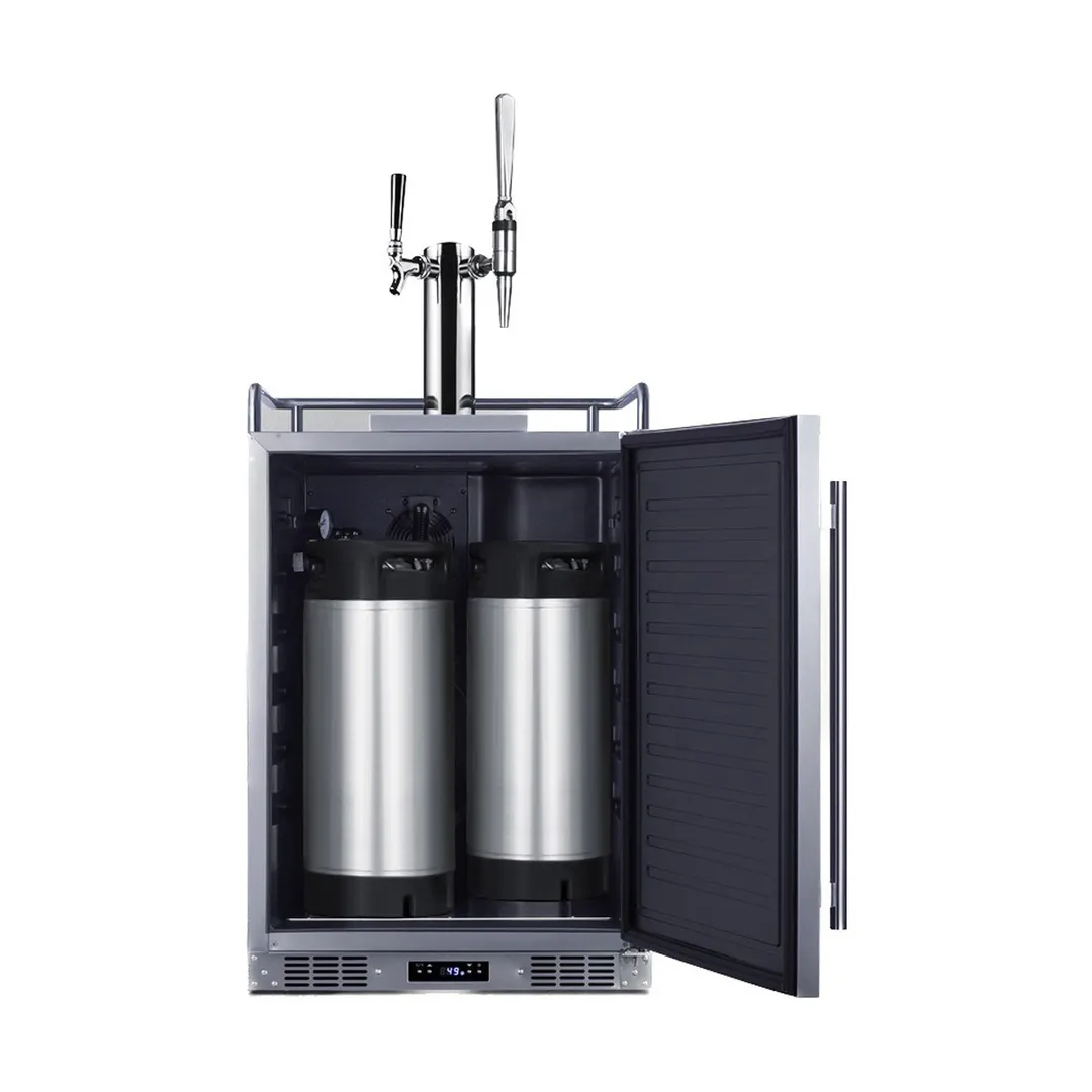 Summit SBC682CMTWIN Indoor/Outdoor Nitro/Cold Brew Coffee Dispenser, 5.6 cu. ft.