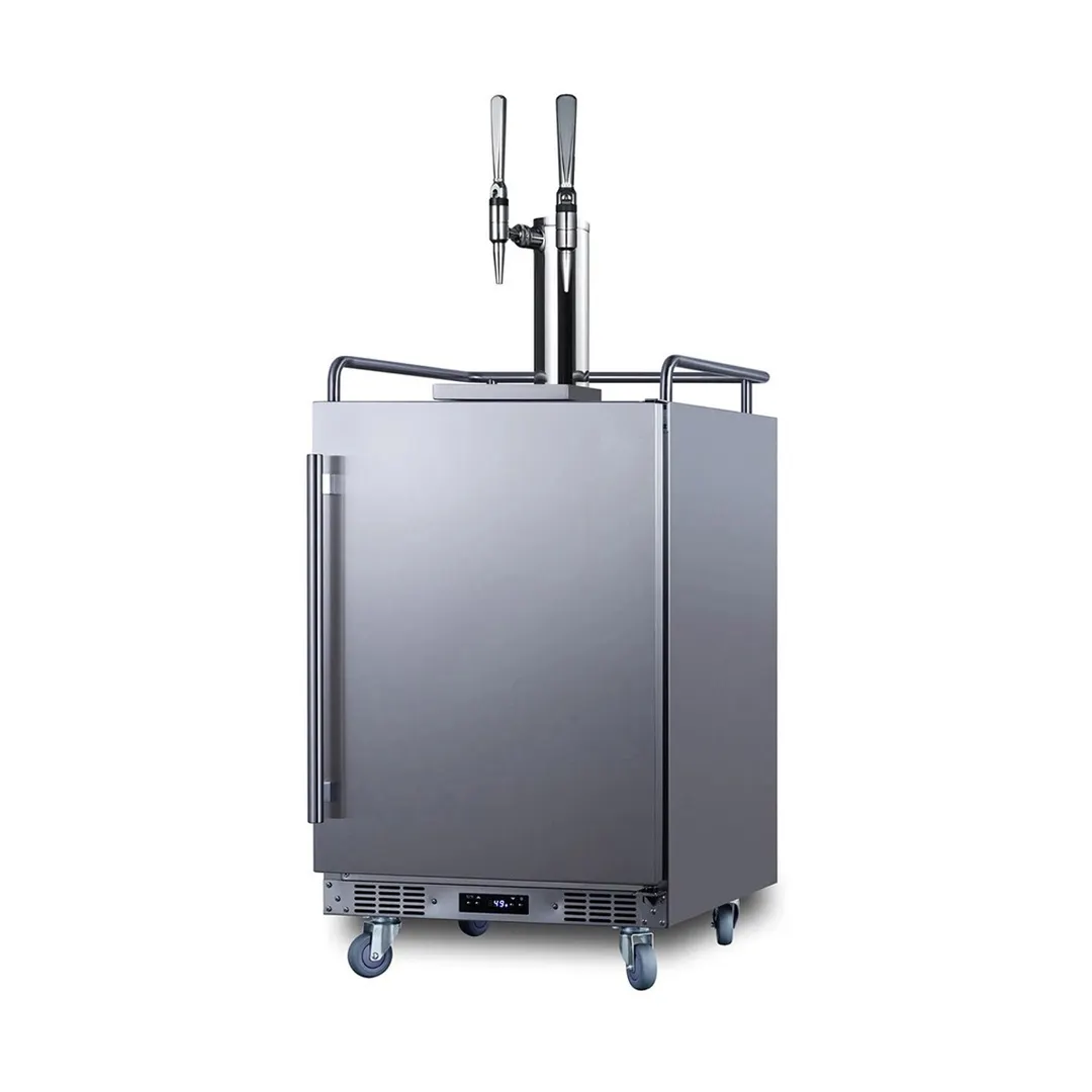 Summit SBC682NCFTWIN Indoor/Outdoor Nitro/Cold Brew Coffee Dispenser, 5.6 cu. ft. - 115V