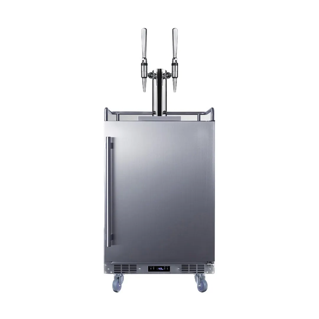 Summit SBC682NCFTWIN Indoor/Outdoor Nitro/Cold Brew Coffee Dispenser, 5.6 cu. ft. - 115V