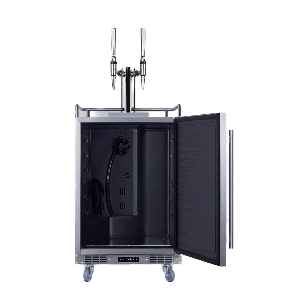 Summit SBC682NCFTWIN Indoor/Outdoor Nitro/Cold Brew Coffee Dispenser, 5.6 cu. ft. - 115V