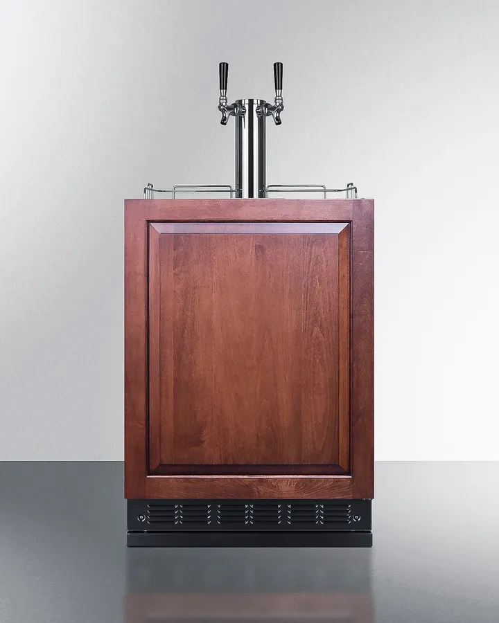 Summit SBC7BRSIFCF2 Cold Brew Coffee Kegerator, 24" Wide, Height Adjustable, Freestanding - 115V