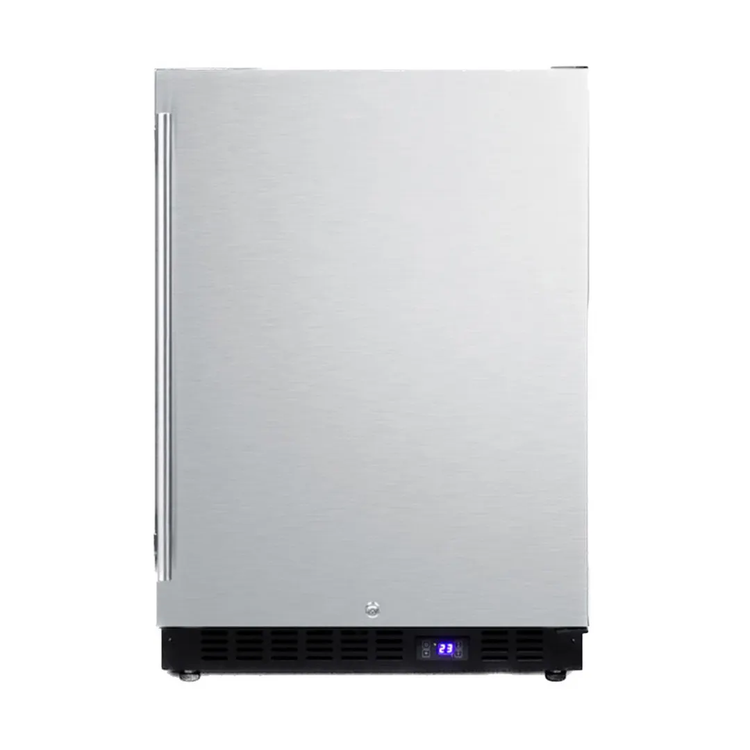 Summit SCFF53BCSS Built-in or Freestanding Undercounter Freezer, Stainless Steel, 4.7 cu. ft.