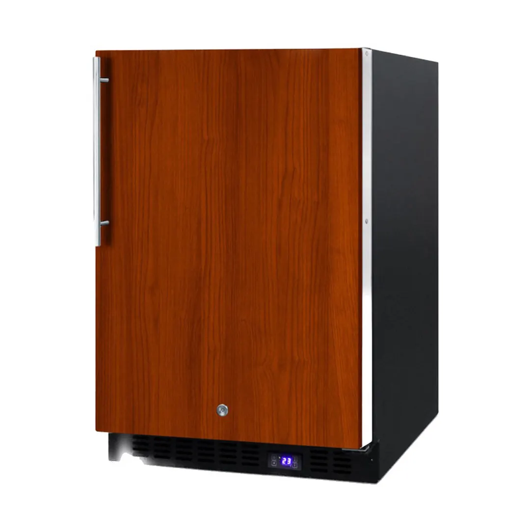 Summit SCFF53BIF Undercounter Freezer in Black, w/ Panel Ready Door, 4.7 cu. ft.