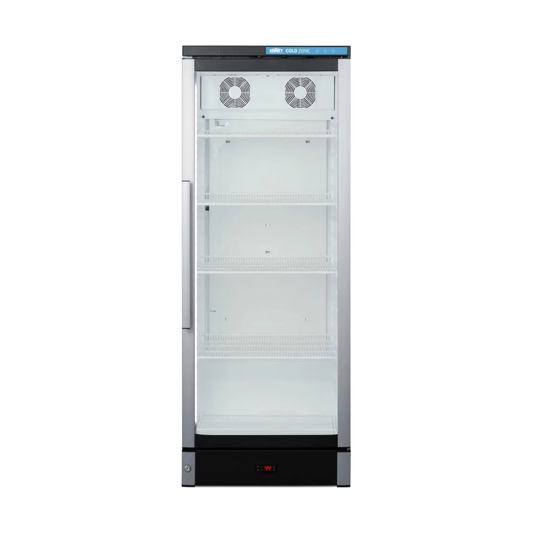 Summit SCR1154 23" Slim Merchandiser Refrigerator w/ Right Hinged Glass Door, 9.9 cu. ft.