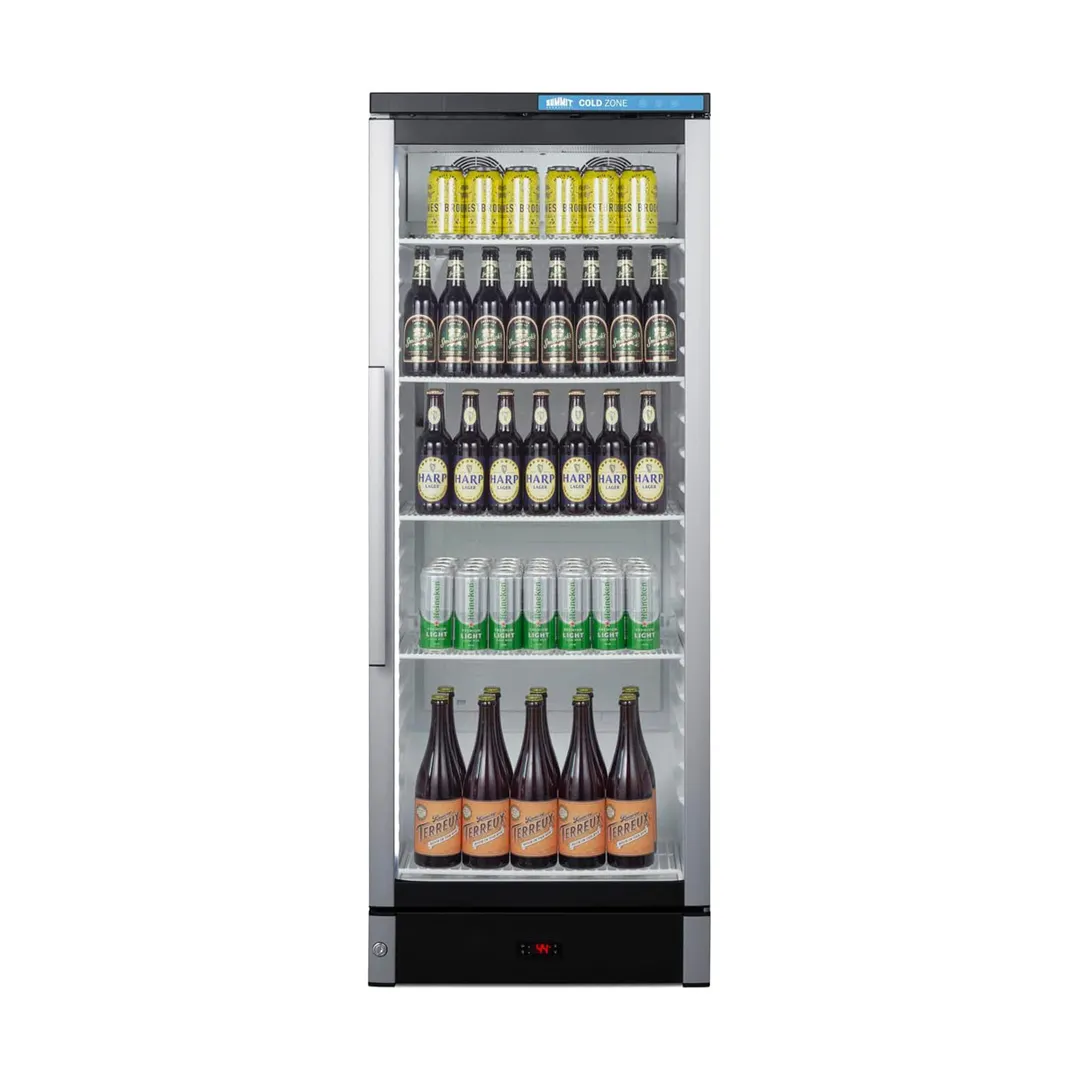 Summit SCR1154 23" Slim Merchandiser Refrigerator w/ Right Hinged Glass Door, 9.9 cu. ft.