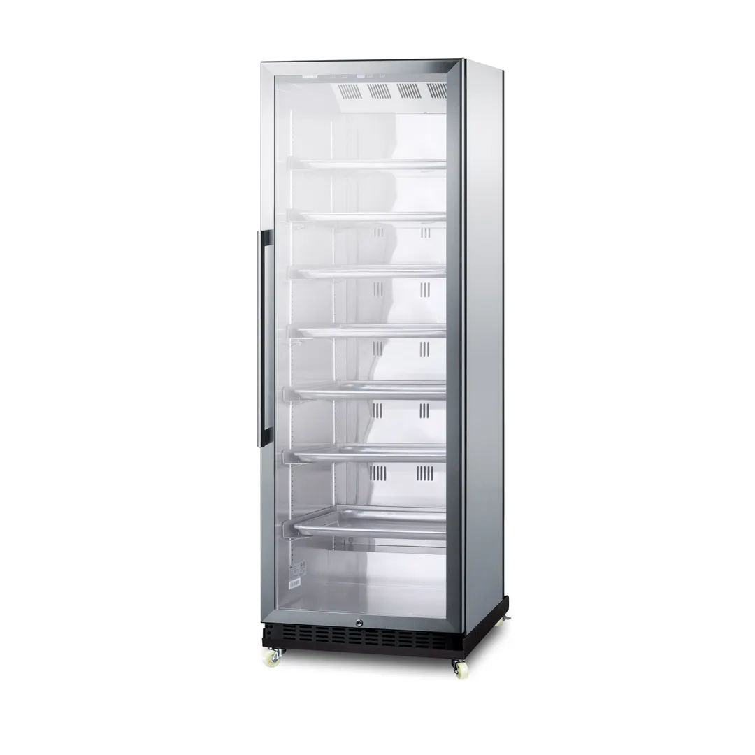 Summit SCR1401RICSS Beverage Center w/ Right Hinged Glass Door, Stainless Steel, 12.6 cu.ft