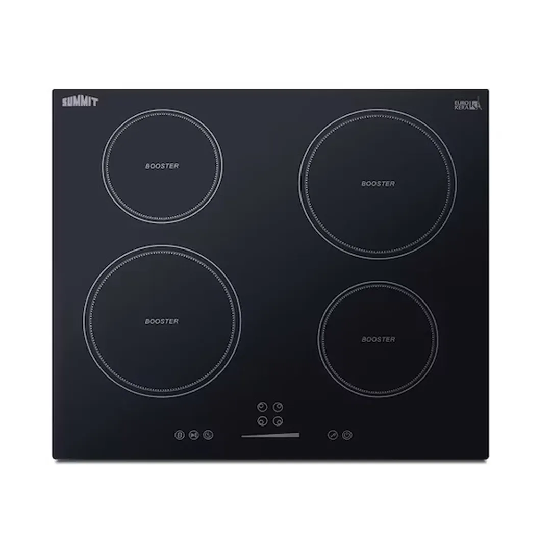 Summit SINC4B241B 24"W Drop-In Induction Range