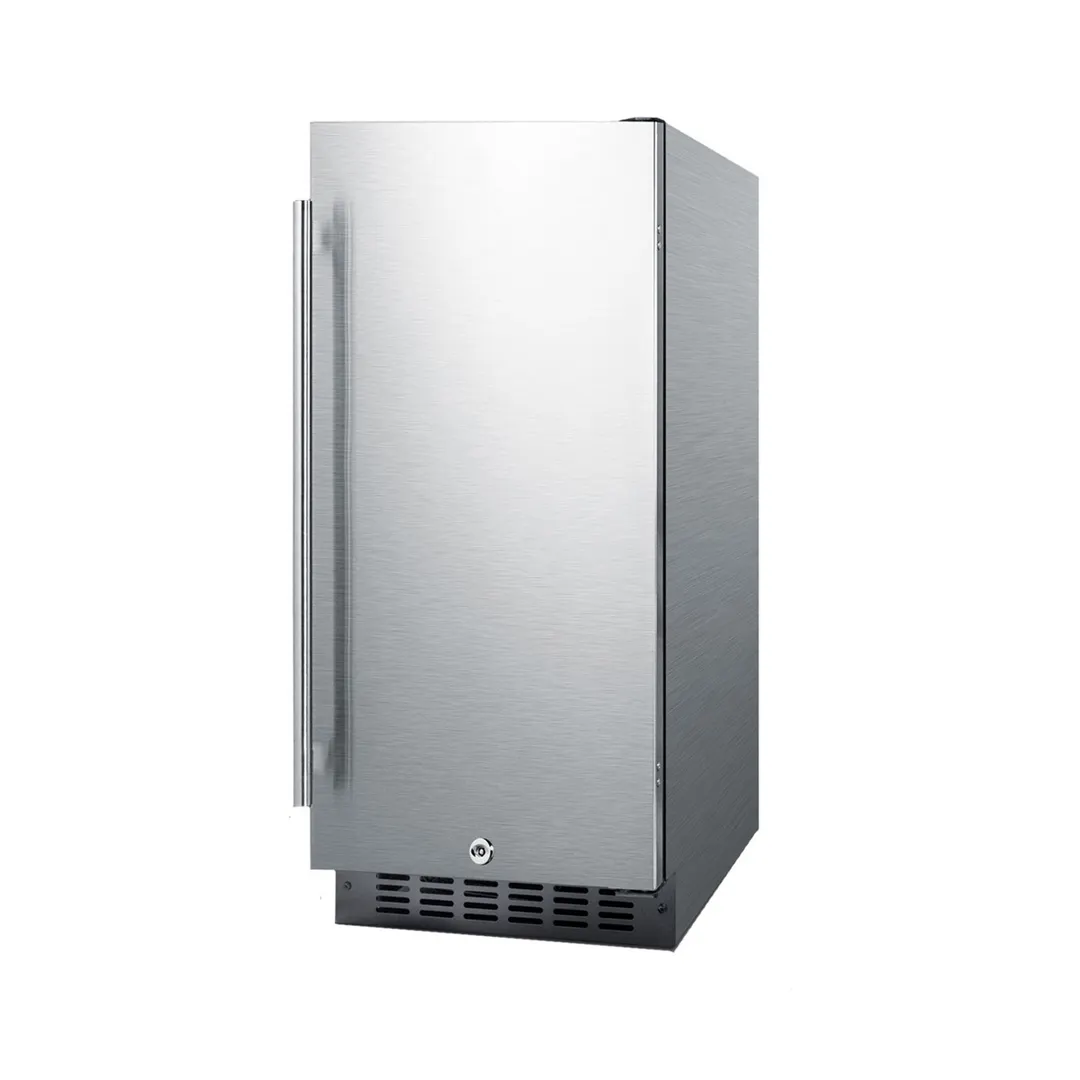 Summit SPR316OSCSS 15" Built-in Outdoor Refrigerator in Stainless Steel, 3 cu.ft