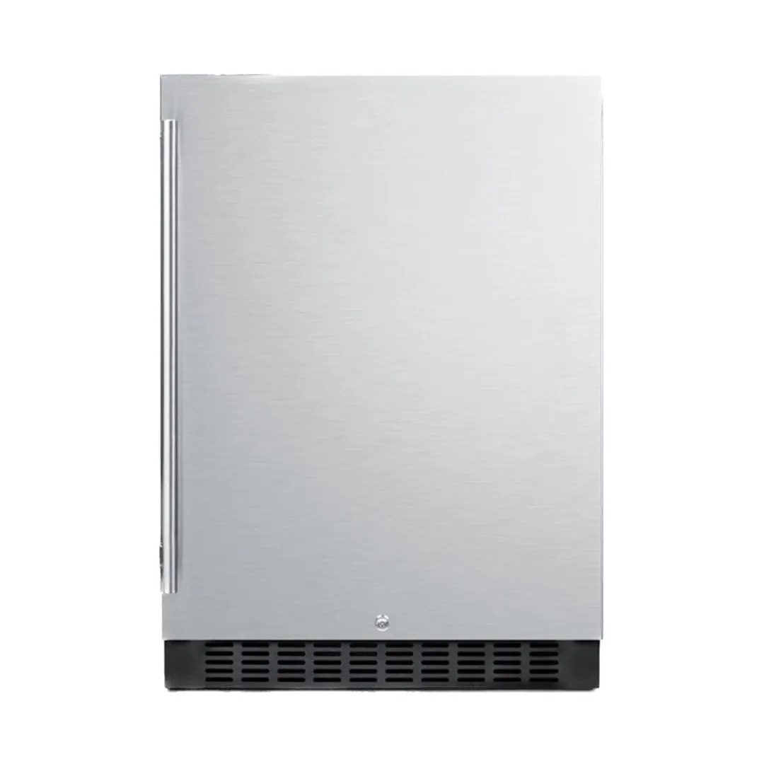 Summit SPR627OSCSS 24" Built-in or Freestanding Outdoor Refrigerator in Stainless Steel, 4.6 cu. ft.