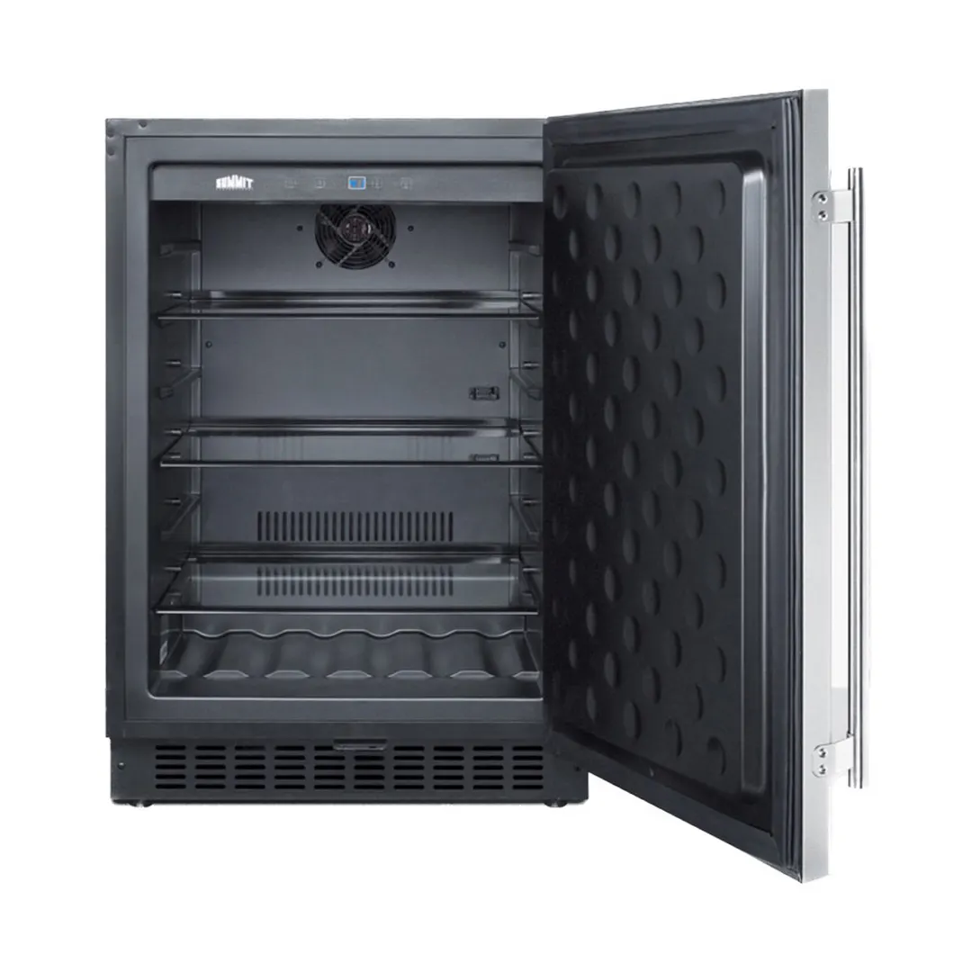 Summit SPR627OSCSS 24" Built-in or Freestanding Outdoor Refrigerator in Stainless Steel, 4.6 cu. ft.