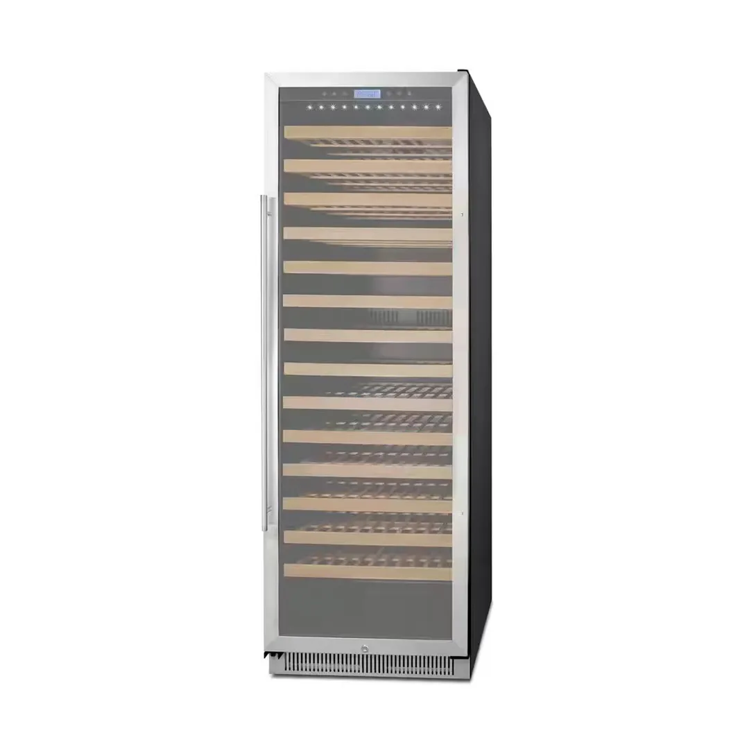 Summit SWC1926B 24" Glass Door Wine Refrigerator, Single Temperature, 165 Bottles